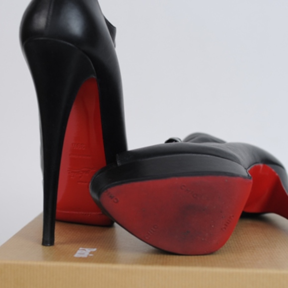 Christian Louboutin Pyramid 150 heel pumps 39.5 red bottom shoes - Picture 6 of 8
